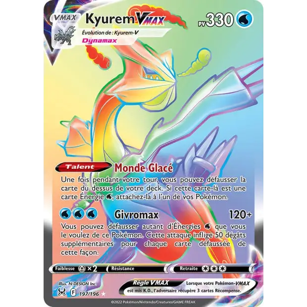 Kyurem VMAX - EB Origine Perdue - 197/196