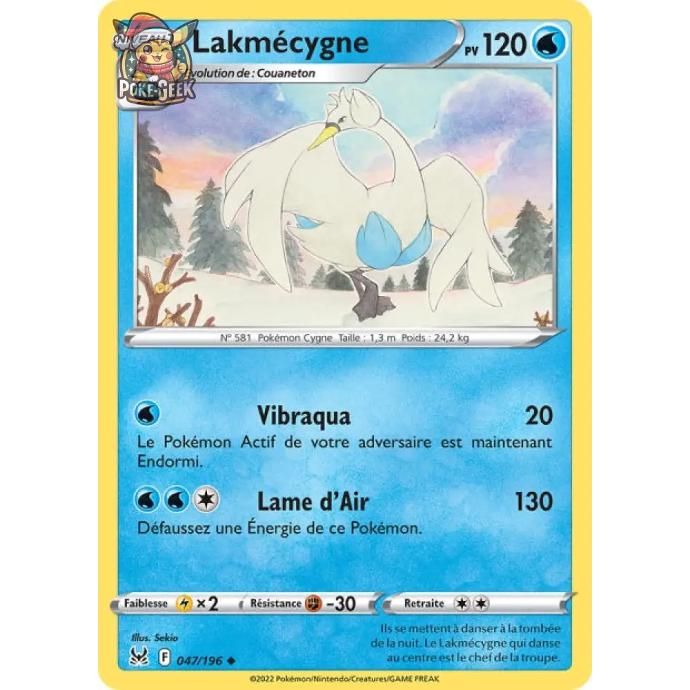 Lakmécygne - EB Origine Perdue - 47/196 - Poke-Geek