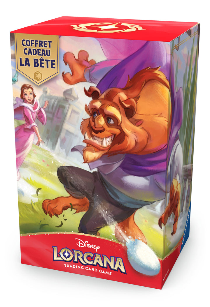 Coffret Cadeau Disney Lorcana – La Bête – 5 Boosters – Français