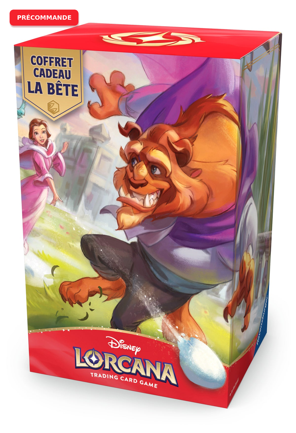 Coffret cadeau Disney Lorcana La Bête – 5 boosters français – Précommande