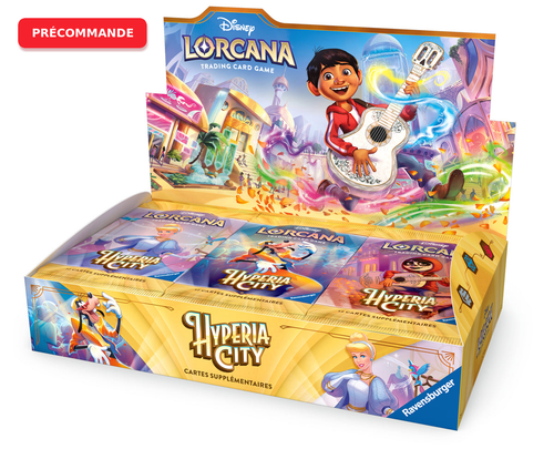 Display Disney Lorcana Hyperia City – 24 boosters français – Précommande