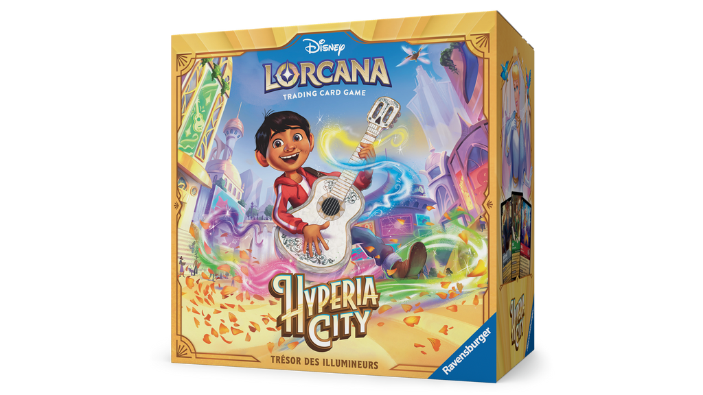 Trésor des Illumineurs Hyperia City – visuel officiel Disney Lorcana