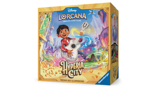 Trésor des Illumineurs Hyperia City – visuel officiel Disney Lorcana