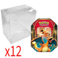 Lot de 12 protections Crystal Box Ultimate Phoenix Shield pour Pokébox Pokémon