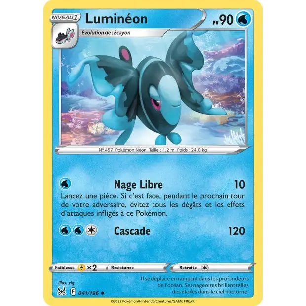 Lumineon - EB Origine Perdue - 41/196 - Poke-Geek