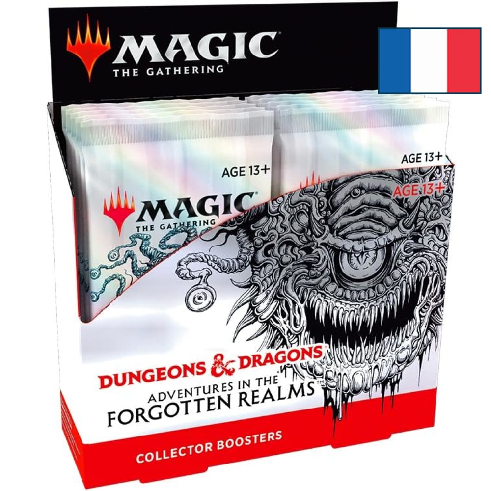 Magic the Gathering - Boite de Boosters - Forgotten Realms : Royaumes Oubliés - 12 Boosters Collector (Français) - Poke-Geek