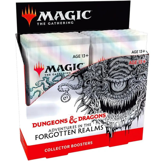 Magic the Gathering - Boite de Boosters - Forgotten Realms : Royaumes Oubliés - 12 Boosters Collector (Français)