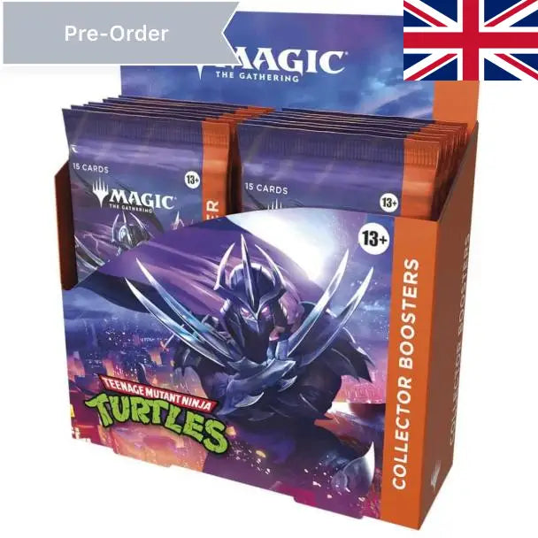 Magic: The Gathering – Teenage Mutant Ninja Turtles – Collector’s Booster Display (12 Boosters) – Version Anglaise
