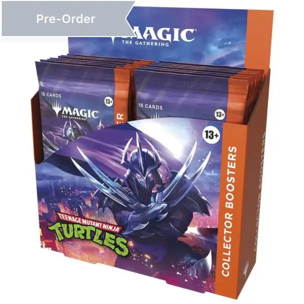 Magic: The Gathering – Teenage Mutant Ninja Turtles – Collector's Booster Display (12 Boosters) – Version Anglaise - Poke-Geek