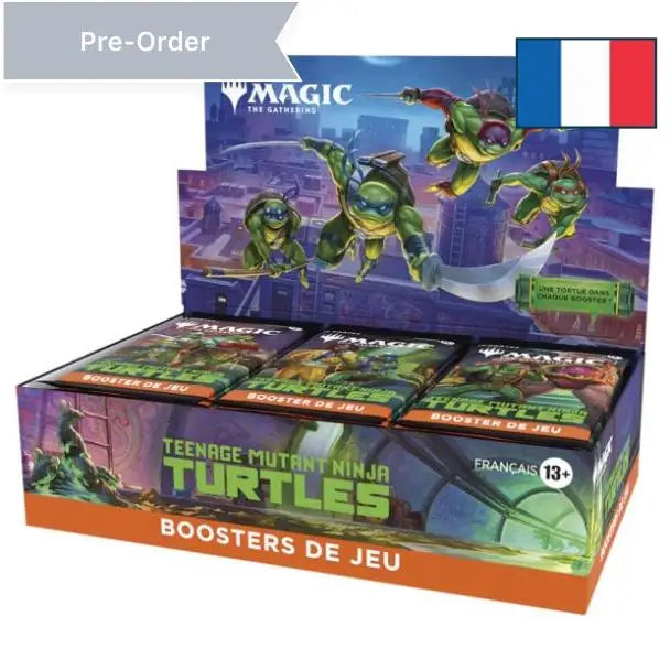 Magic: The Gathering – Teenage Mutant Ninja Turtles – Play Booster Display (30 Boosters) – Version Française