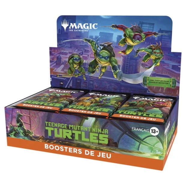 Magic: The Gathering – Teenage Mutant Ninja Turtles – Play Booster Display (30 Boosters) – Version Française - Poke-Geek