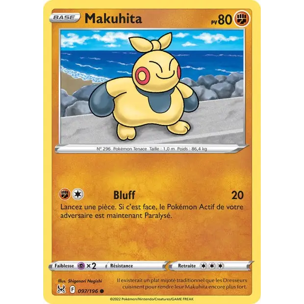 Makuhita - EB Origine Perdue - 97/196 - Poke-Geek
