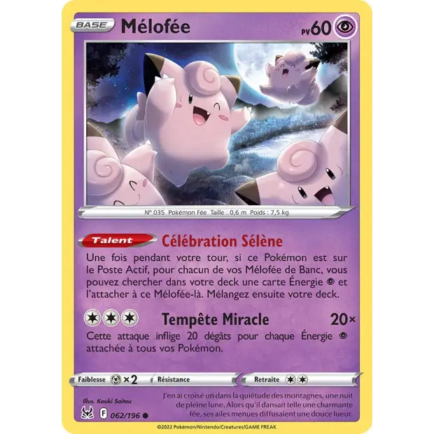 Clefairy - SWSH Verloren Oorsprong - 62/196