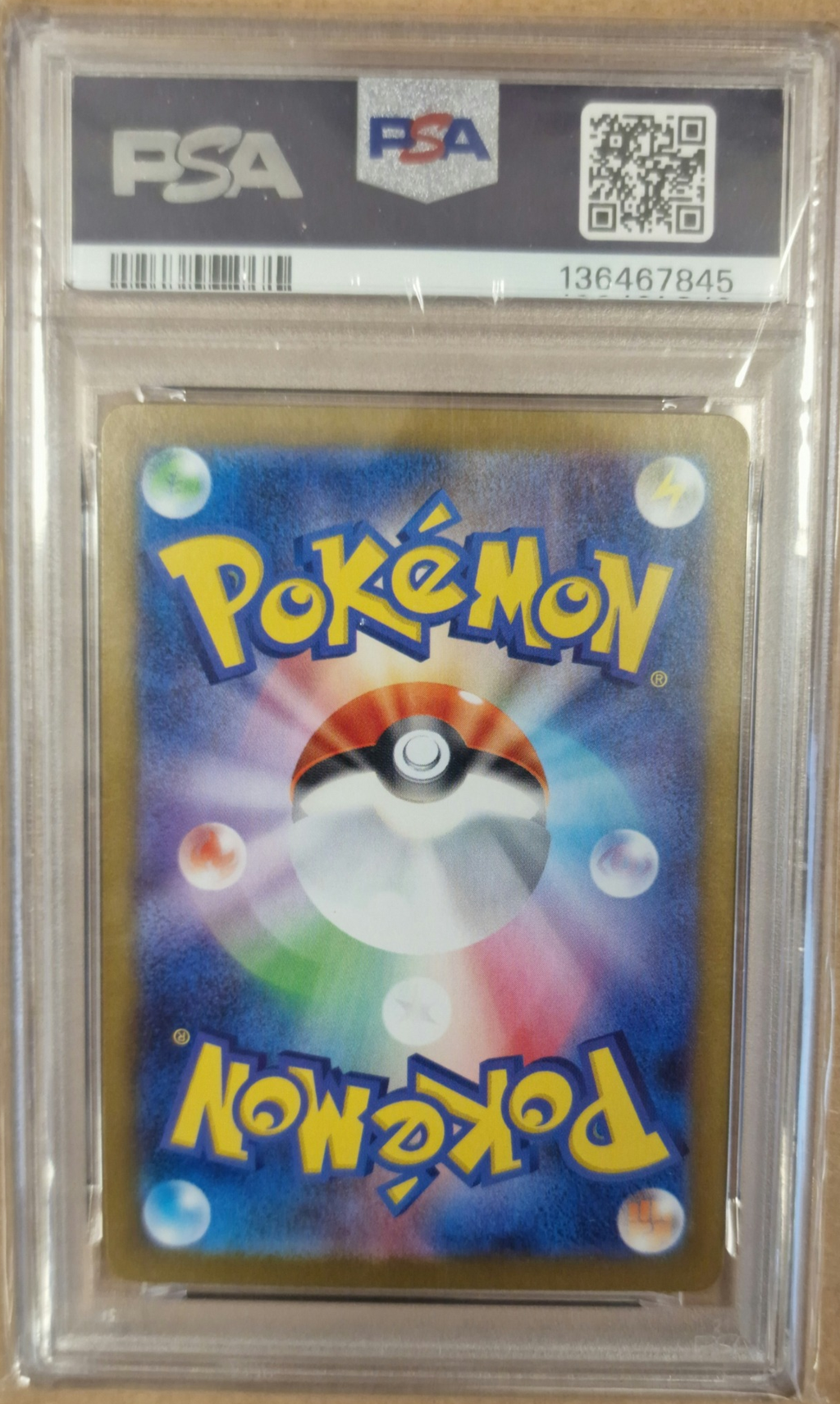 Mewtwo-ex de la Team Rocket 114/098 SV10 japonais PSA 10 – verso
