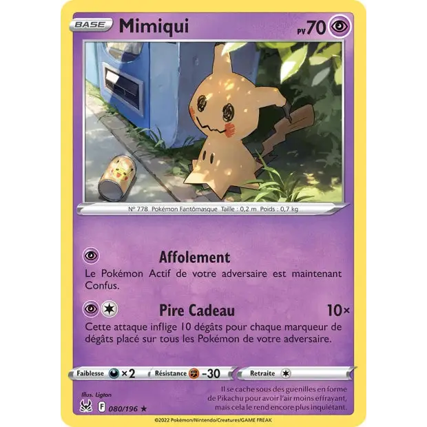 Mimiqui - EB Origine Perdue - 80/196 - Poke-Geek