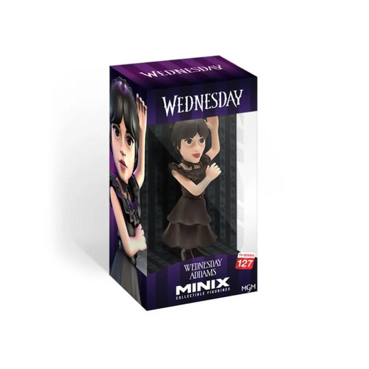MINIX - TV SERIES - MERCREDI - MERCREDI ADDAMS EN ROBE DE BAL - FIGURINE 12CM