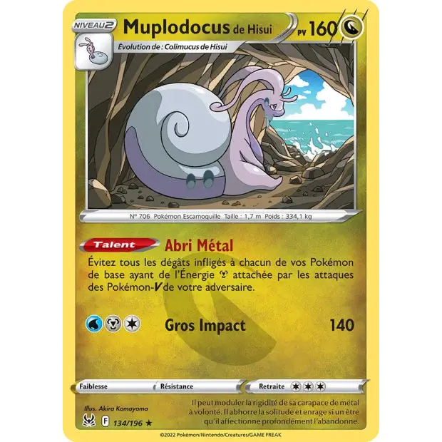 Muplodocus de Hisui - EB Origine Perdue - 134/196 - Poke-Geek