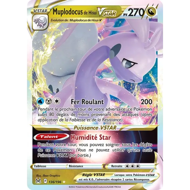 Muplodocus de Hisui VSTAR - EB Origine Perdue - 136/196 - Poke-Geek