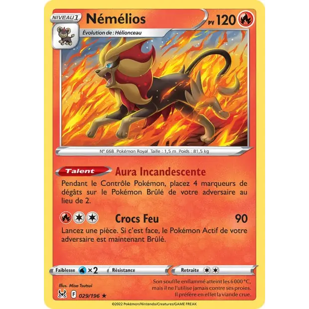 Némélios - EB Origine Perdue - 29/196 - Poke-Geek