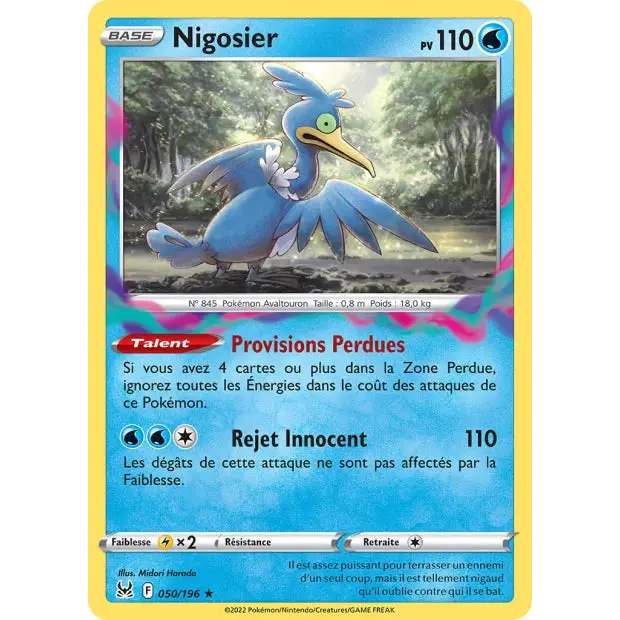 Nigosier - EB Origine Perdue - 50/196