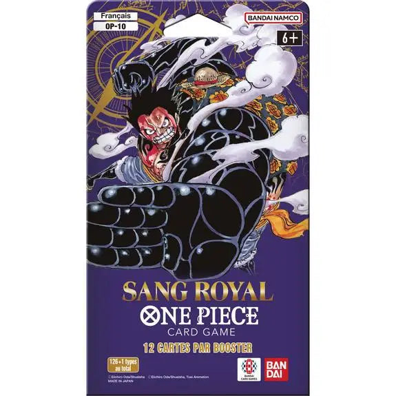 One Piece Card Game – Booster Blister OP-10 Sang Royal (1 Booster aléatoire) – FR