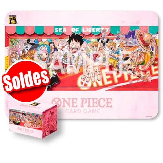One Piece Card Game - Playmat et Storage Box 25th Anniversary