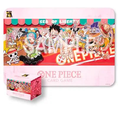 One Piece Card Game – Playmat et Storage Box 25th Anniversary - Poke-Geek