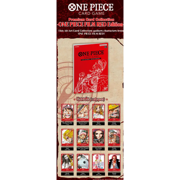 ONE PIECE CARD GAME PREMIUM CARD COLLECTION - ONE PIECE FILM RED EDITION- Anglais
