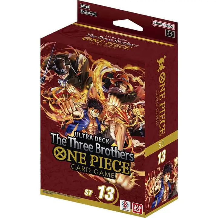 One Piece Card Game – Ultra Deck The Three Brothers ST-13 – Anglais