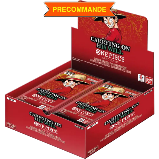 One Piece JCC - Display 24 Boosters OP13 : Carrying on His Will (Anglais)