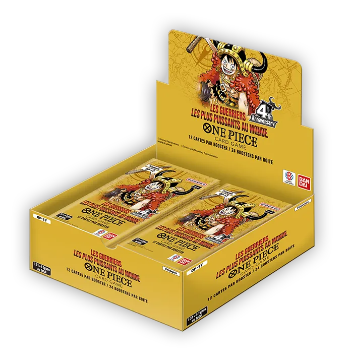 Booster officiel One Piece Card Game OP17 inclus dans le display