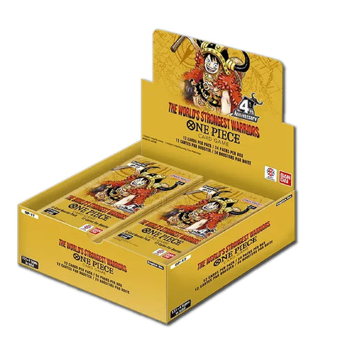 Display One Piece OP17 The World's Strongest Warriors anglais – 24 boosters