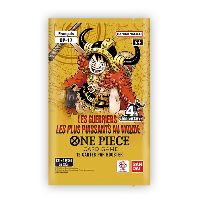 Packaging officiel du display One Piece OP17 inclus dans le bundle