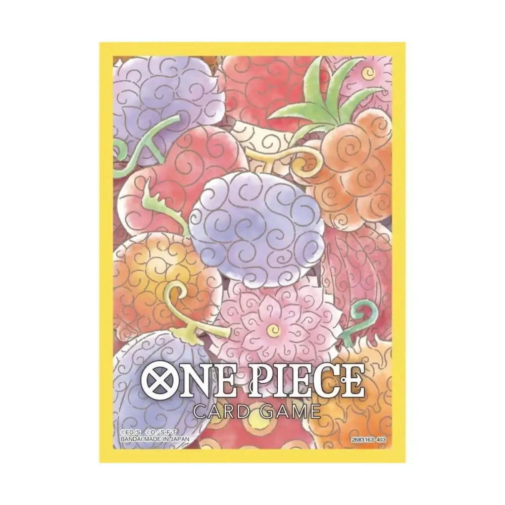 One Piece TCG - Proteges Cartes Standard - Devil Fruits (70) - Bandai - Poke-Geek