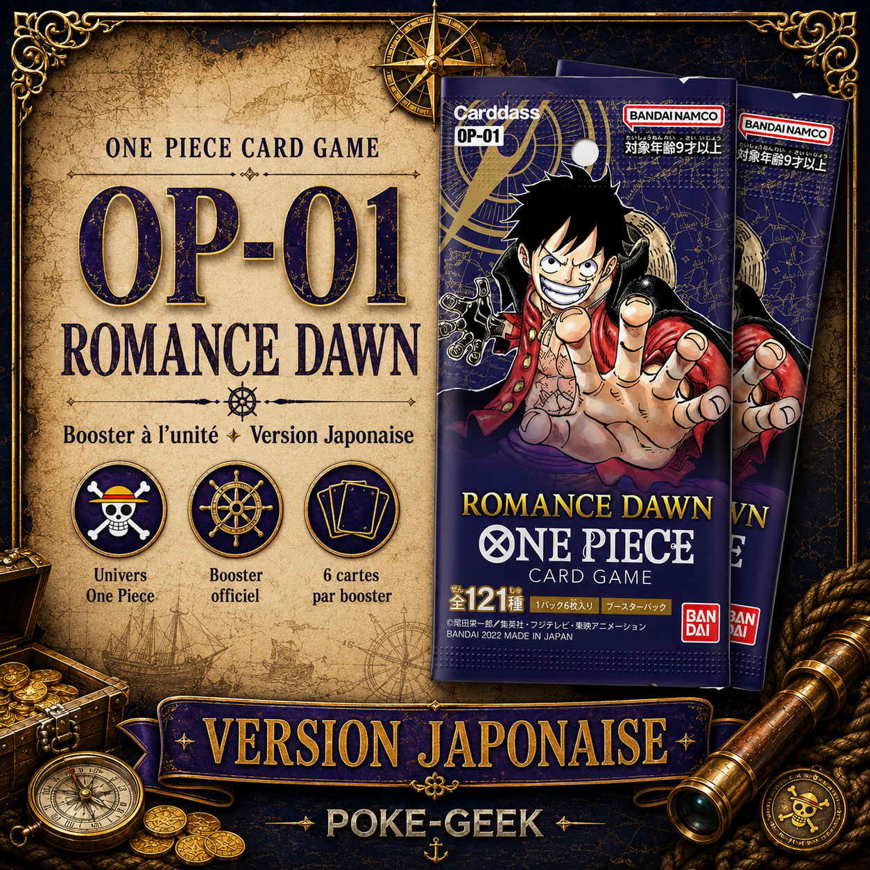 One Piece Romance Dawn Booster – Japanese Pack (OP-01)