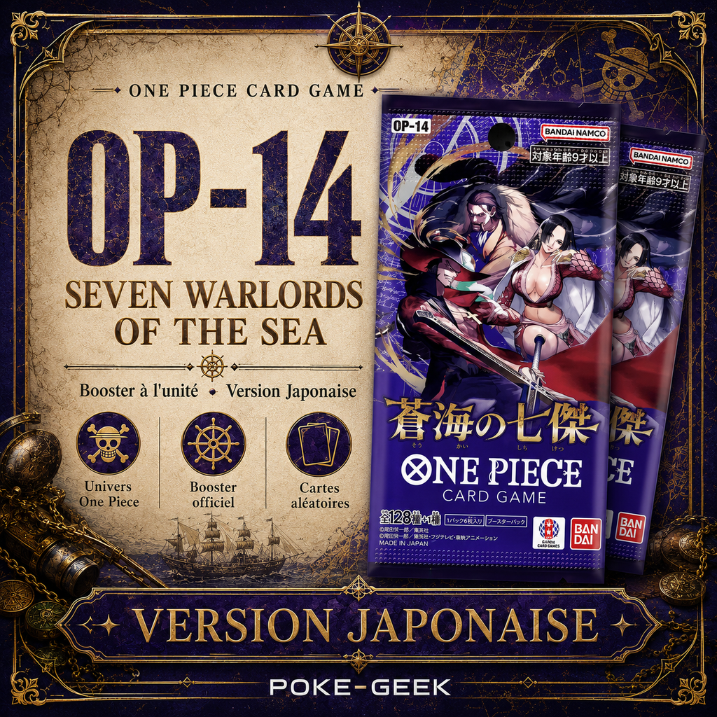 Booster One Piece Card Game OP-14 – Seven Warlords of the Sea – JAPONAIS - Poke-Geek