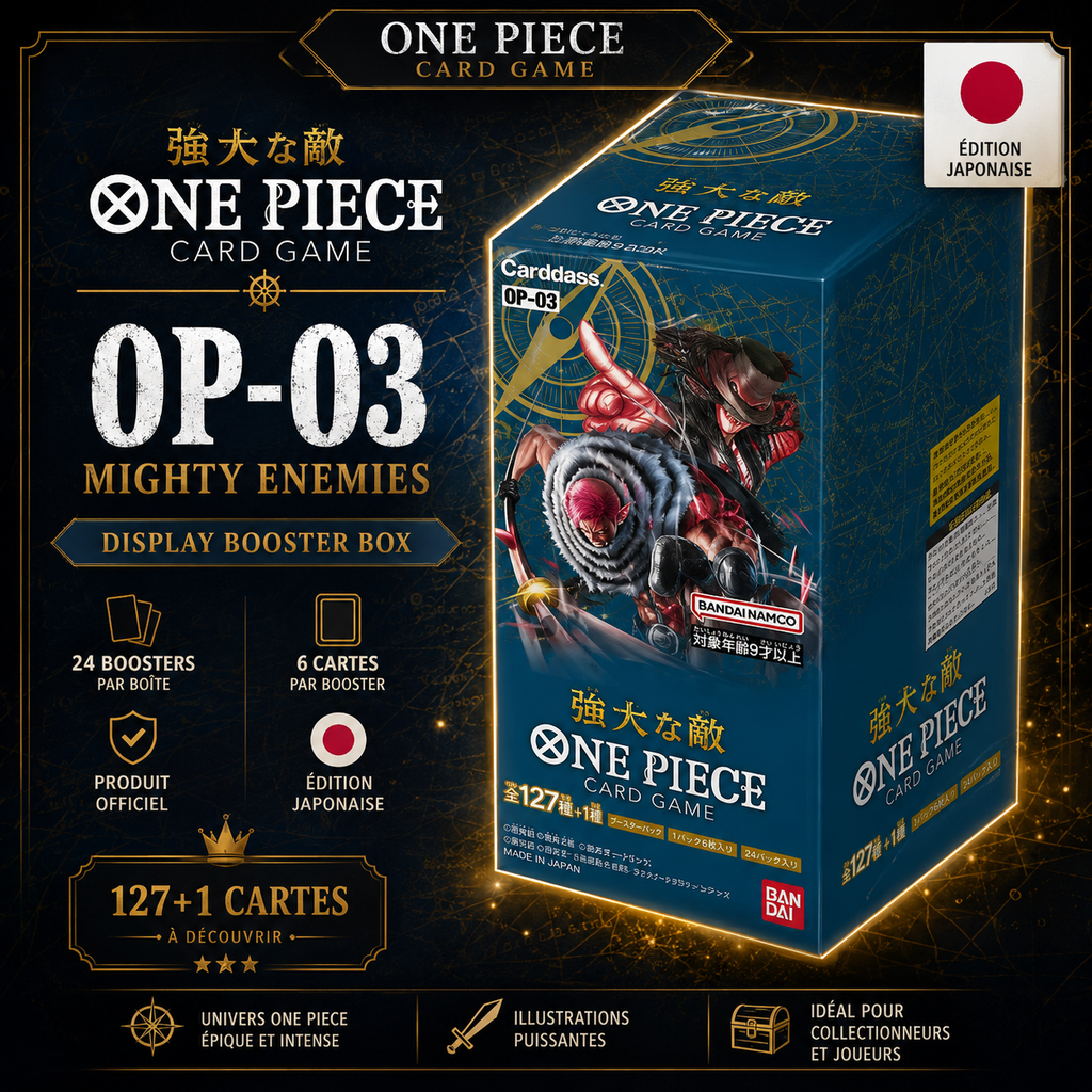 Display One Piece OP-03 – Mighty Enemies – Japonais - Poke-Geek