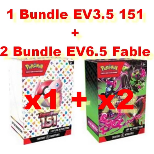 Pack 1 Bundle 151 + 2 Bundles Fable Nébuleuse - FR