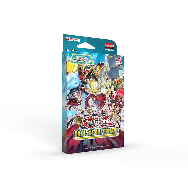 Pack 3 Boosters Yu-Gi-Oh! – Croisée Infernale – Blister Cartonné – Français