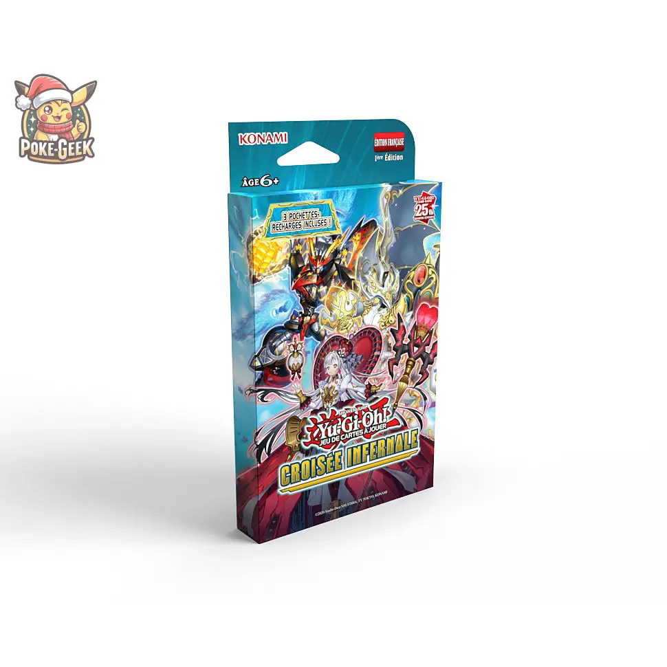Pack 3 Boosters Yu-Gi-Oh! – Croisée Infernale – Blister Cartonné – Français - Poke-Geek