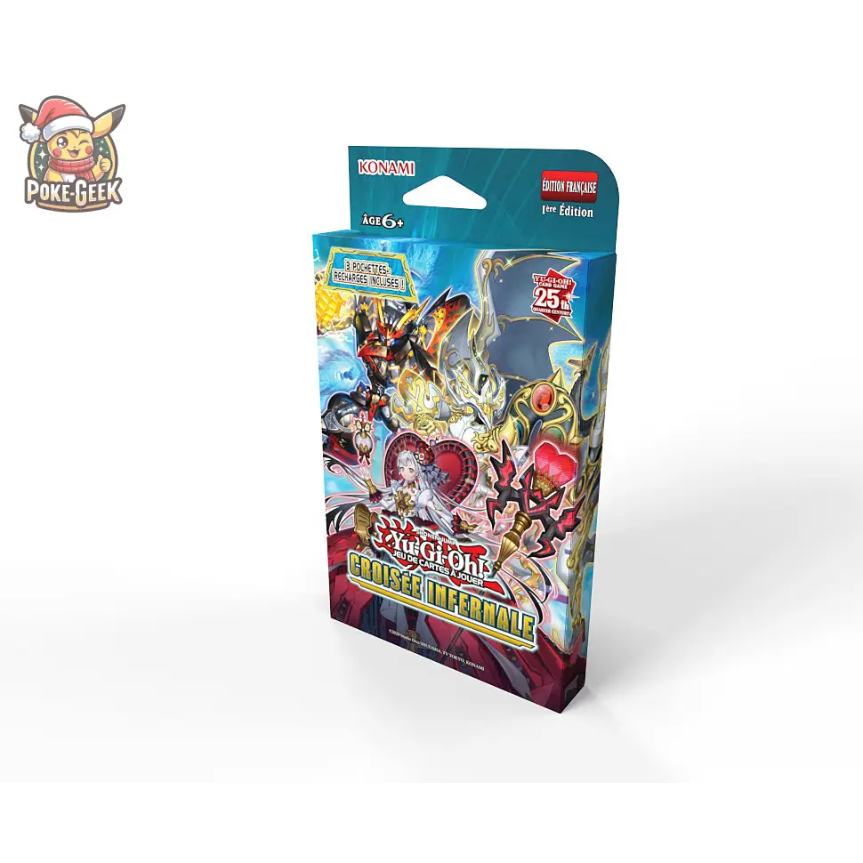 Pack 3 Boosters Yu-Gi-Oh! – Croisée Infernale – Blister Cartonné – Français - Poke-Geek
