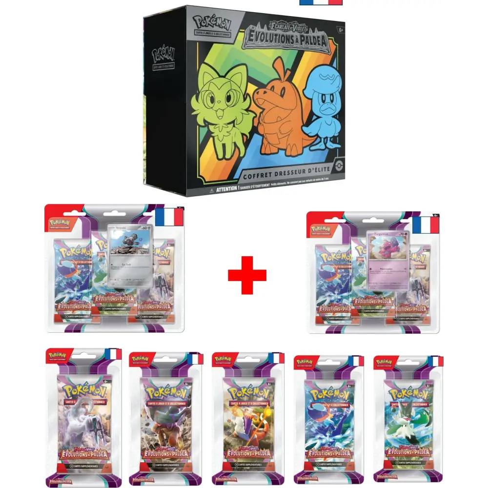 Pack Collectionneur :  Evolutions à Paldea EV02 FR - Poke-Geek