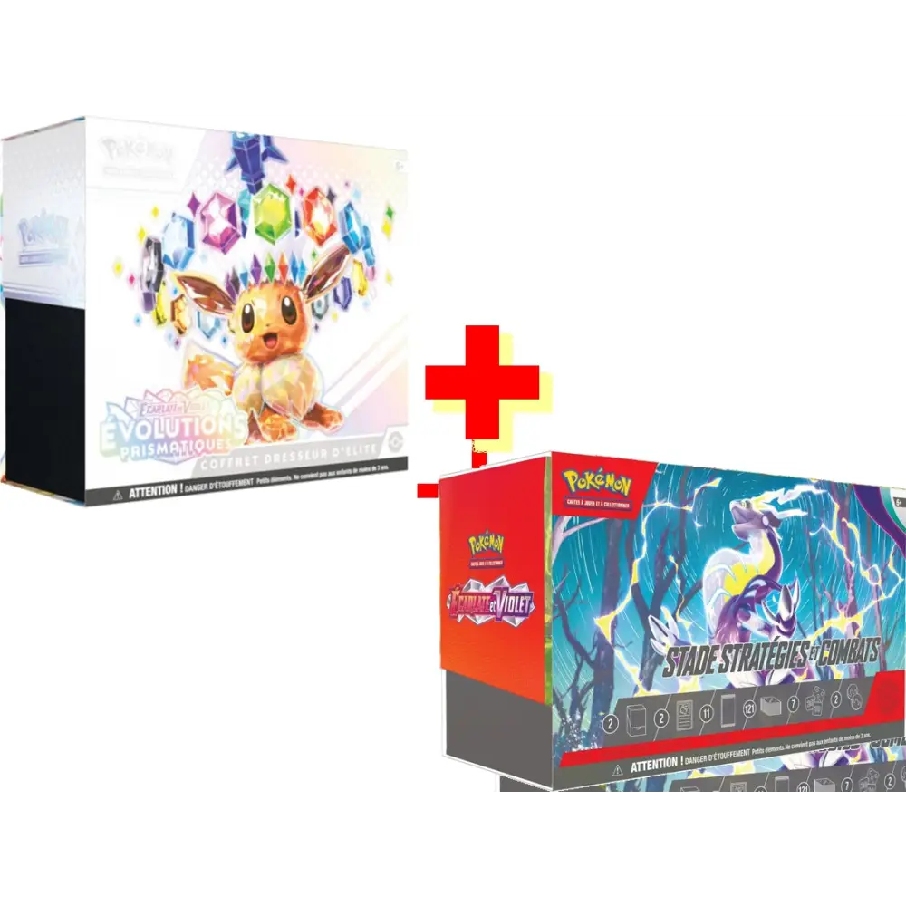 Pack ETB 08.5 FR + Stade Stratégies et Combats Evolutions à Paldea FR Bundle ETB 8.5 + Stade EV01