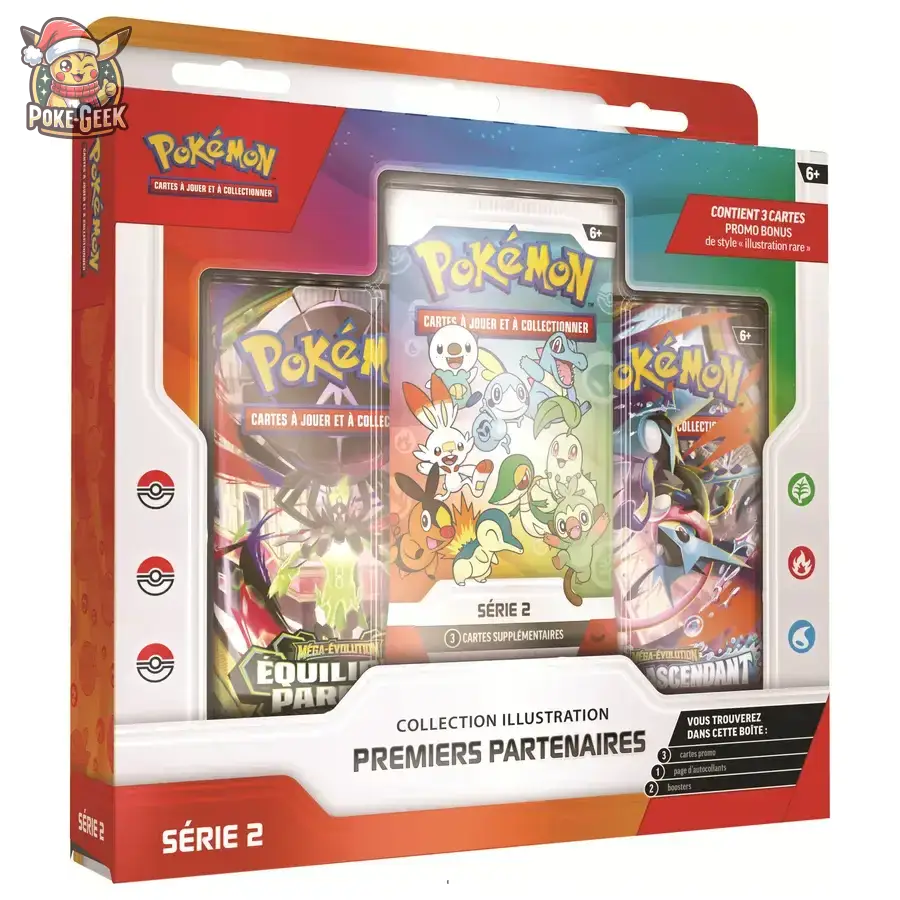 Pack Protection Pokémon – Collection Illustration Premiers Partenaires Série 2 FR - Poke-Geek