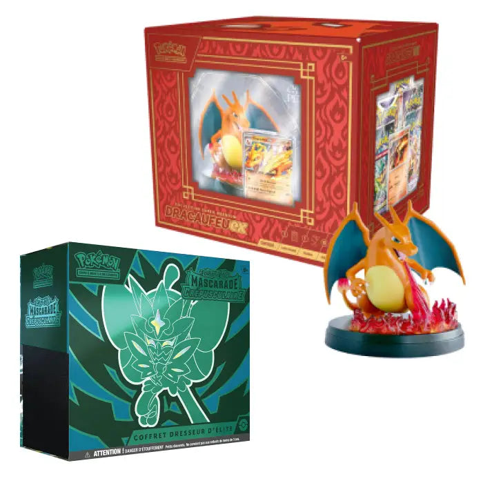 Pack Super-Premium Dracaufeu-ex + ETB EV6 FR - Poke-Geek