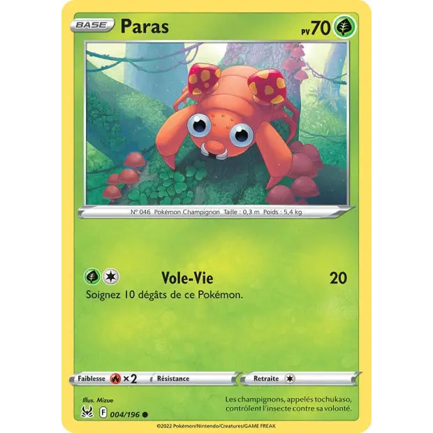 Paras - EB Origine Perdue - 4/196 - Poke-Geek