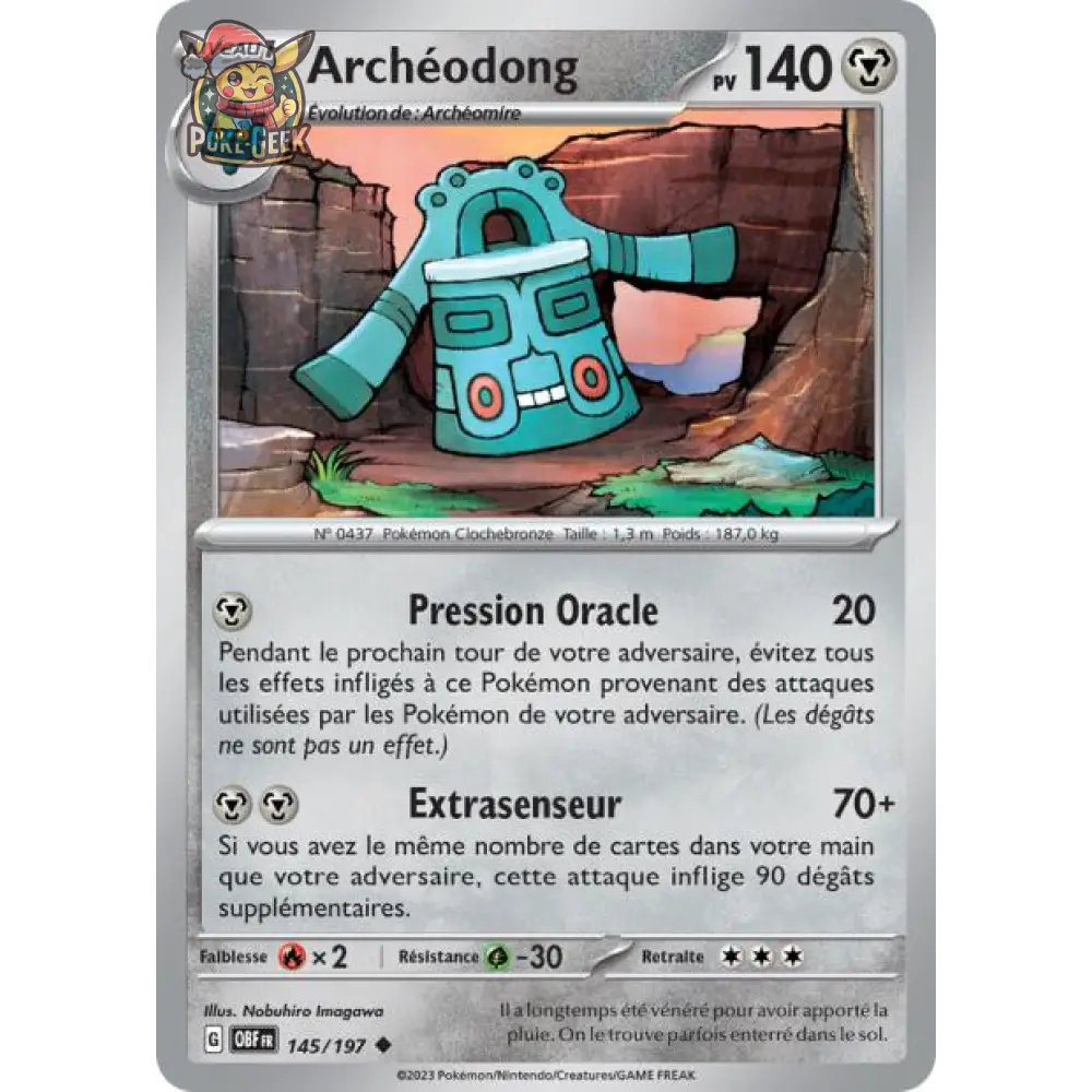 Peu commune - Pokemon - Flammes Obsidiennes - Archeodong 145/197 - Poke-Geek