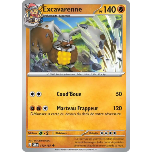 Uncommon - Pokemon - Obsidian Flames - Digger 113/197