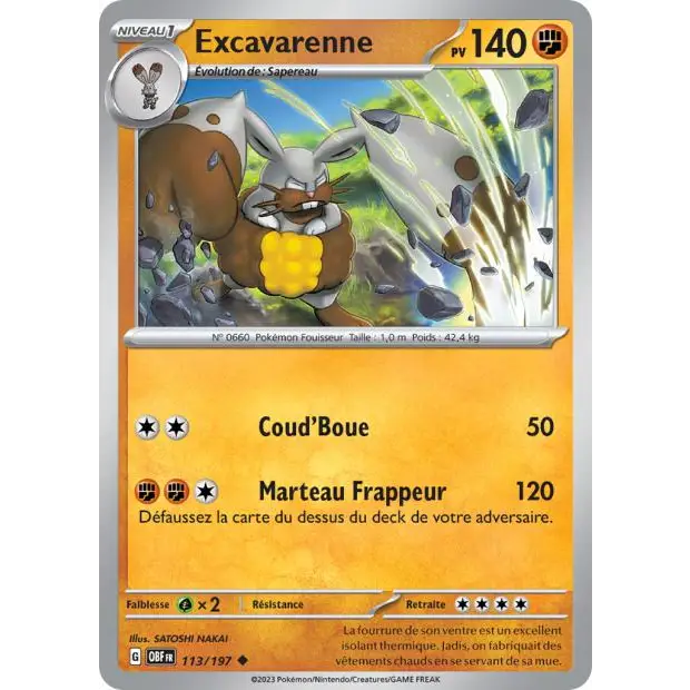 Uncommon - Pokemon - Obsidian Flames - Digger 113/197