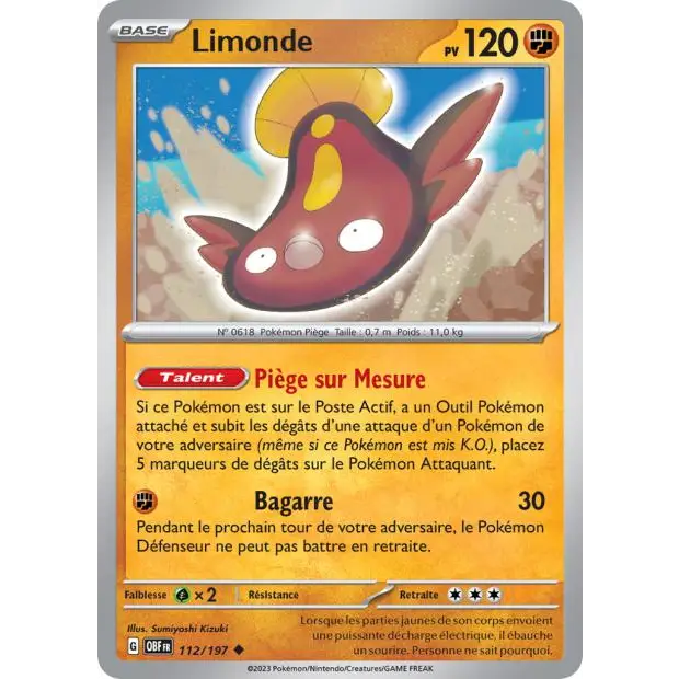 Uncommon - Pokemon - Obsidian Flames - Lime 112/197